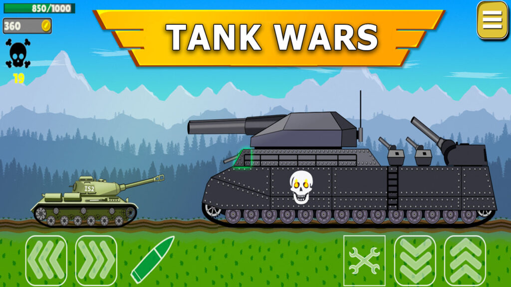 Tank Battle War 2D